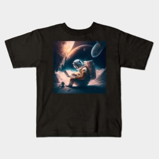 Content Creator in the Space Kids T-Shirt